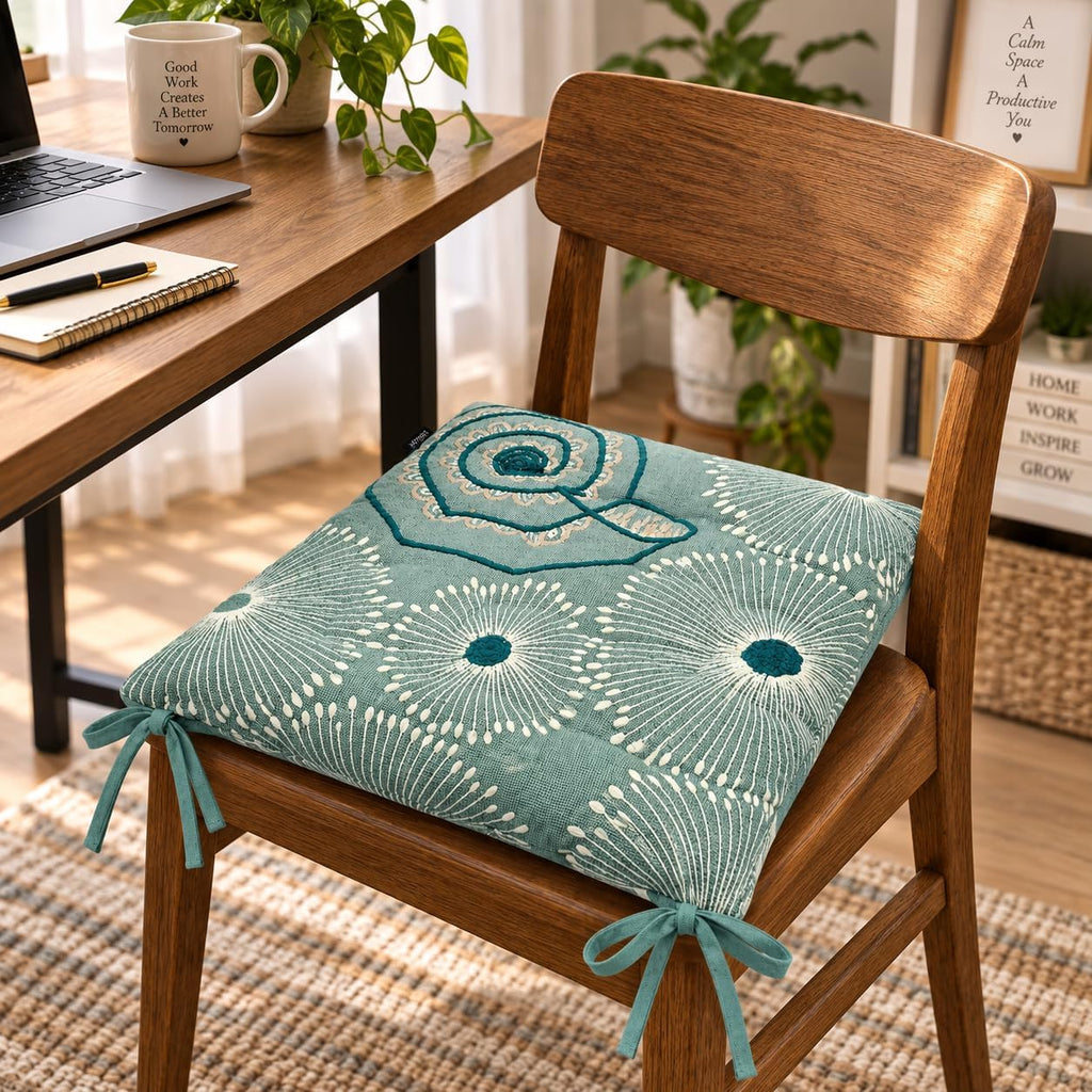 Comfortable Chair Seat Cushion 35×35×4 cm | Soft Poly Fill