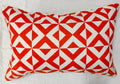 Desert Ember Geometric Cotton Cushion Cover