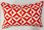 Desert Ember Geometric Cotton Cushion Cover