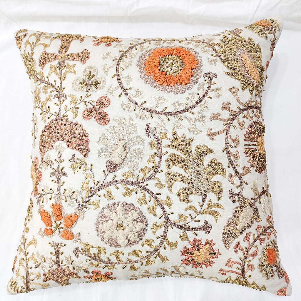 Dynasty Lumière Beadwork Cushion Cover