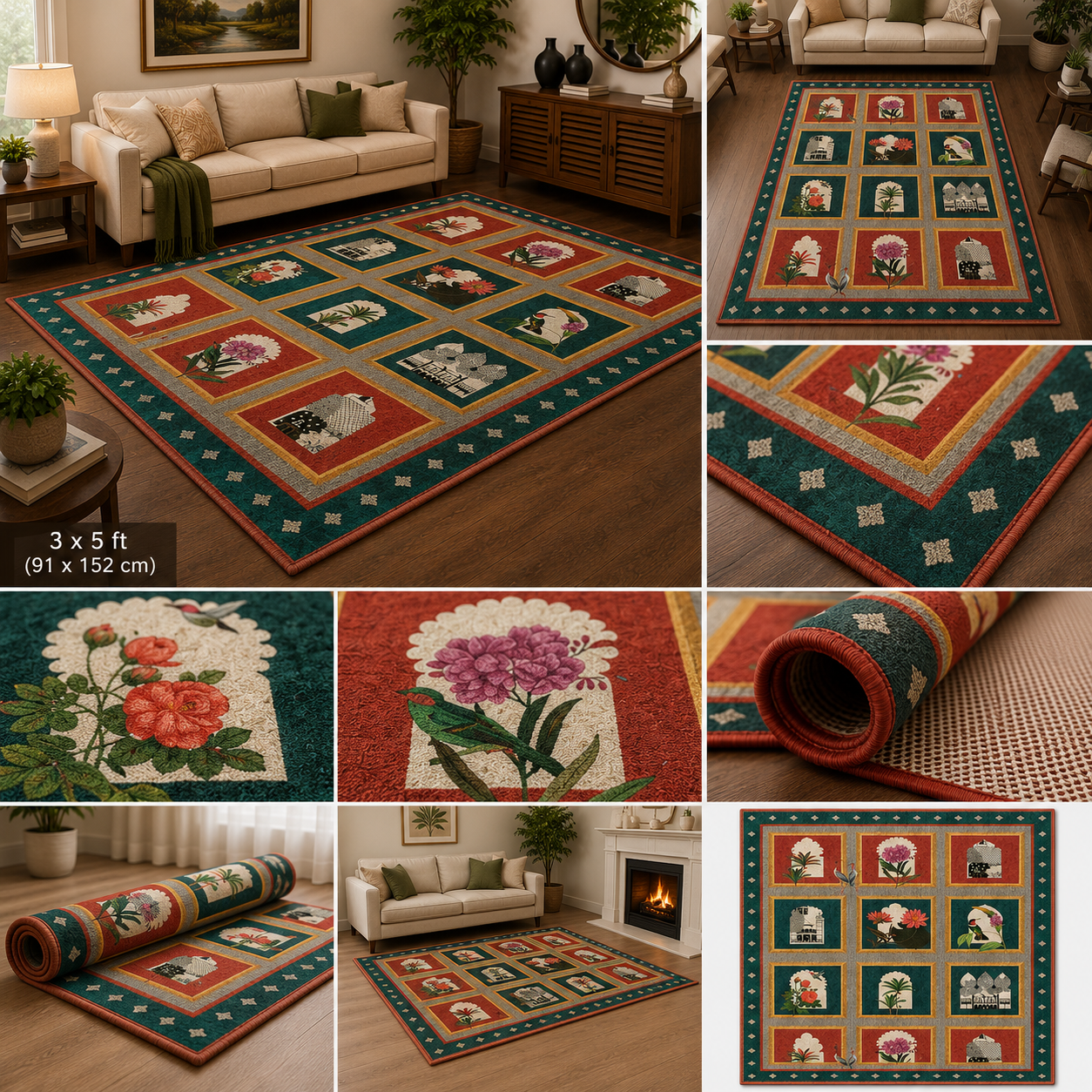Royal Jharokha Heritage Rug