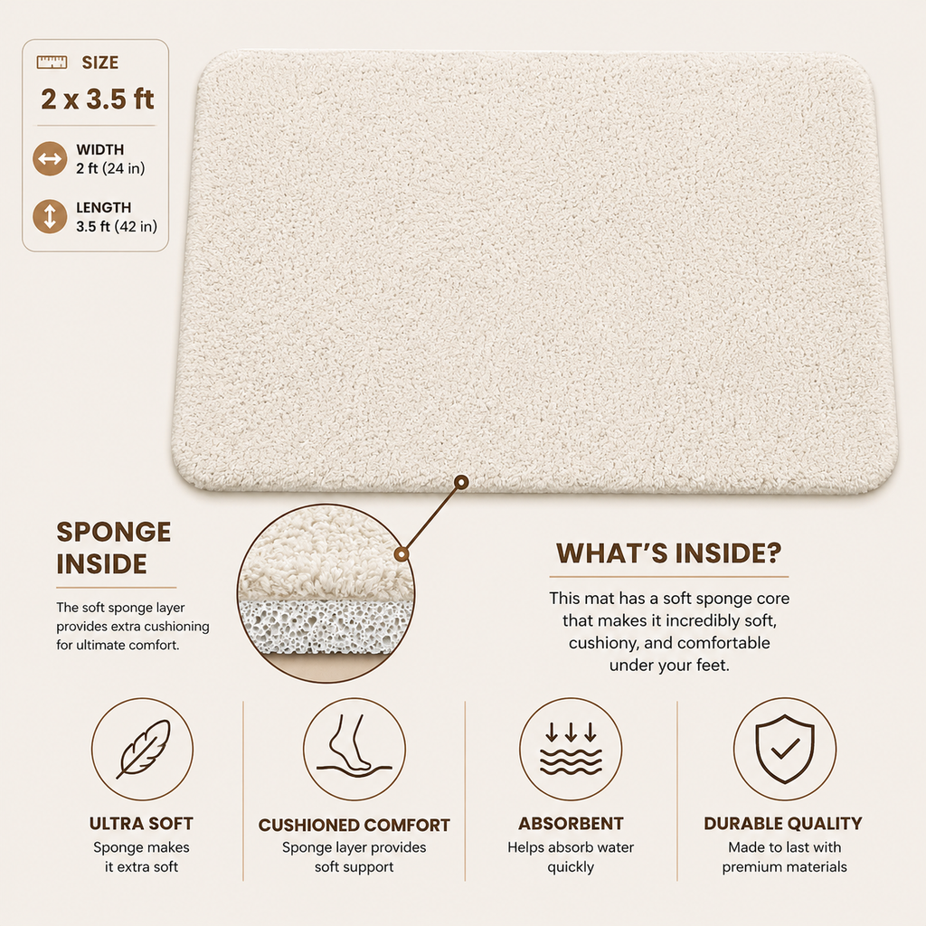 SoftStep Plush Door Mat