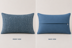 Maison Indigo Tufted Cotton Lumbar Cushion Cover