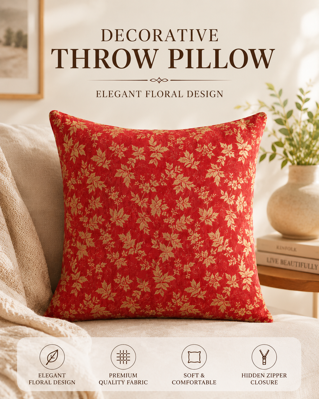 Zari Bloom Cushion Covers