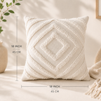 Artisan Tufted Cotton Cushion Covers