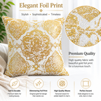 Ornate Foil Luxe Cushion Covers
