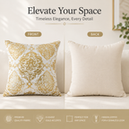 Ornate Foil Luxe Cushion Covers