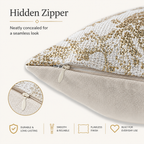 Ornate Foil Luxe Cushion Covers
