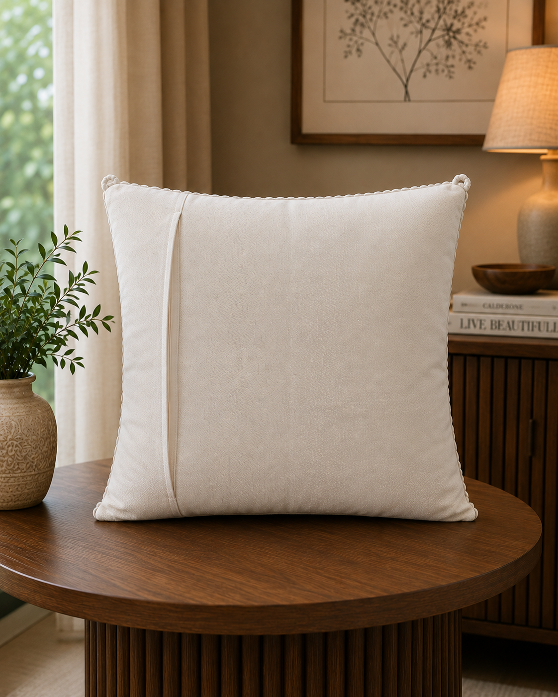 Loom & Loop Embroidered Cushion Cover