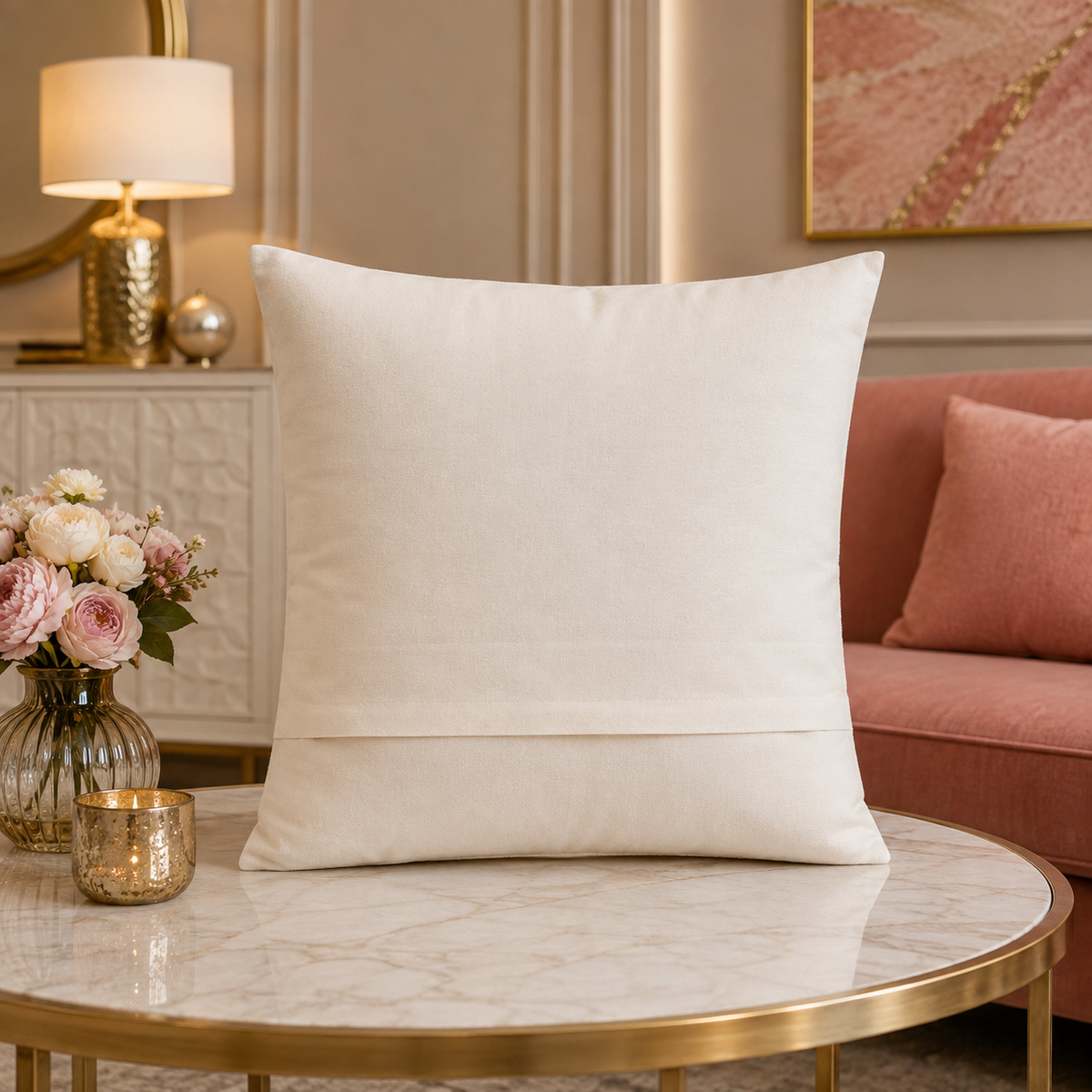 Halo Horizon Tufted Cotton Velvet Cushion Cover