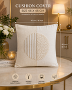 Halo Horizon Tufted Cotton Velvet Cushion Cover