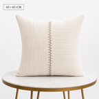 Heritage Stitch Embroidered Cushion Cover