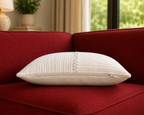 Heritage Stitch Embroidered Cushion Cover