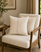 Heritage Stitch Embroidered Cushion Cover