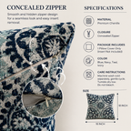 Royal Tapestry Cotton Cushion Covers – Handwoven Indian Design
