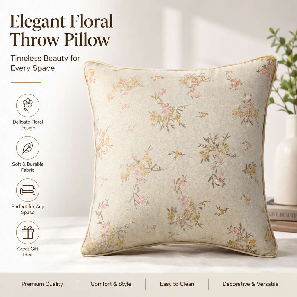 Zari Bloom Cushion Covers