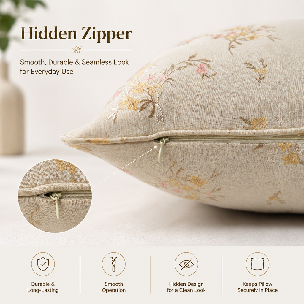 Zari Bloom Cushion Covers