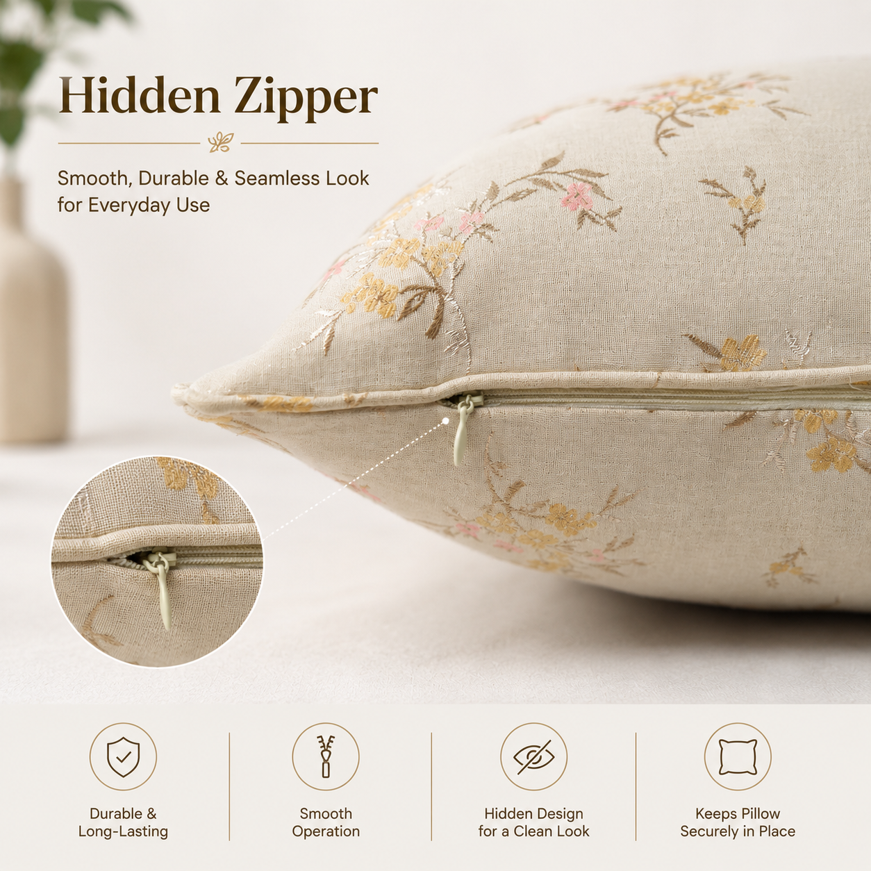 Zari Bloom Cushion Covers