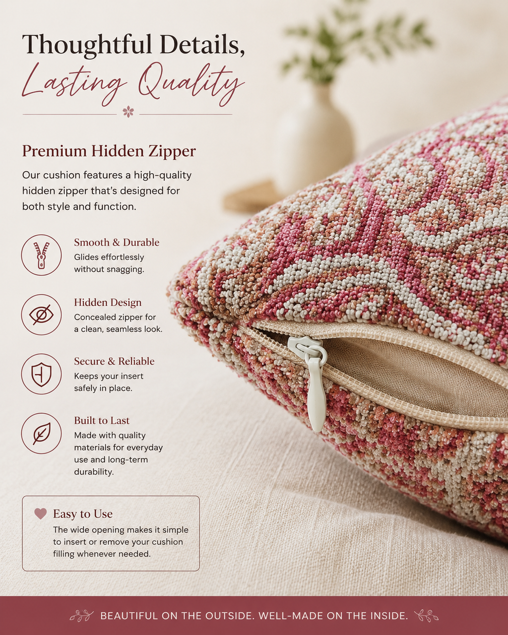 Royal Tapestry Cotton Cushion Covers – Handwoven Indian Design