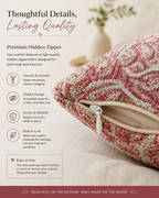 Royal Tapestry Cotton Cushion Covers – Handwoven Indian Design