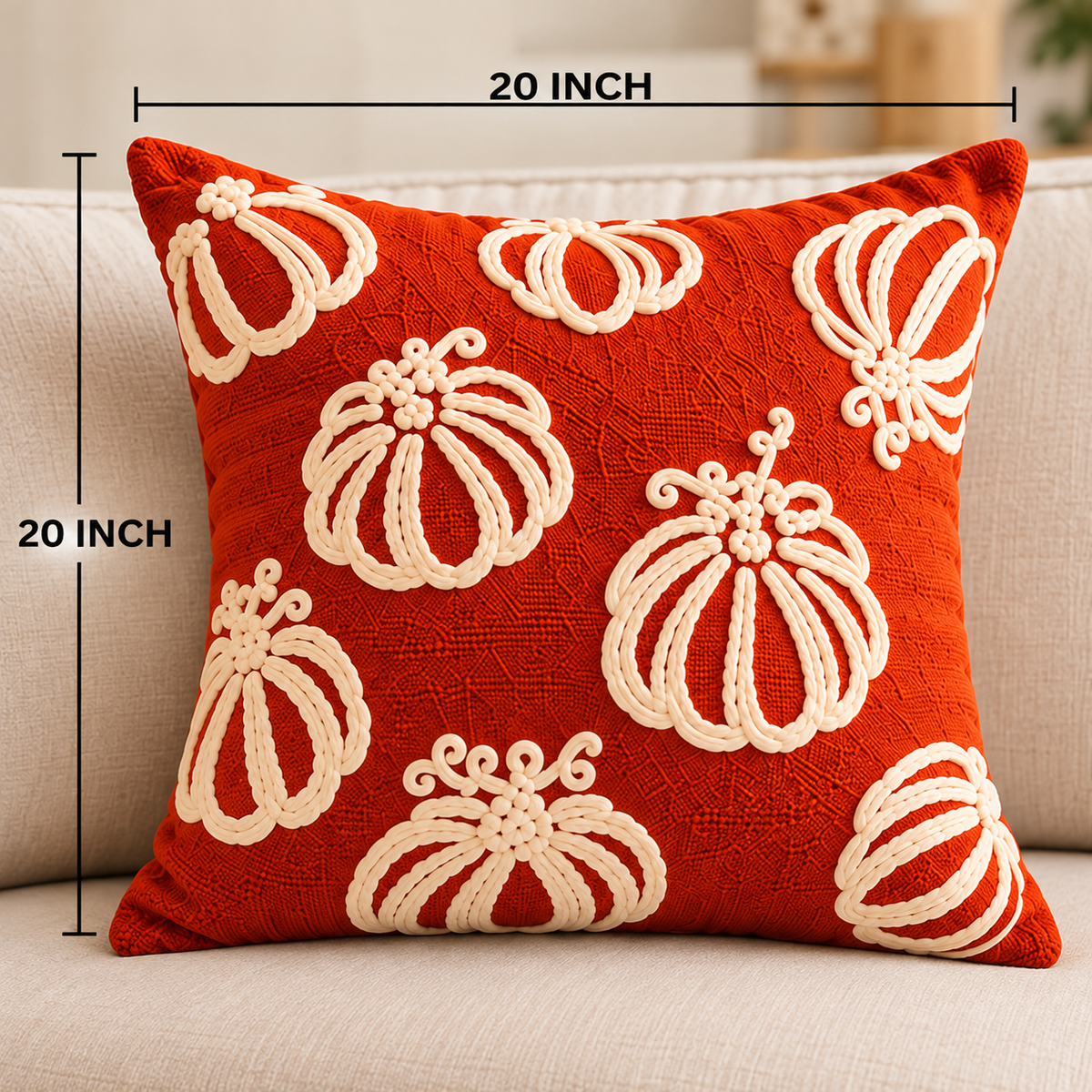 Pumpkin Fall Pillow Covers – Autumn Harvest Decorative Throw Pillow Covers - pack of 2