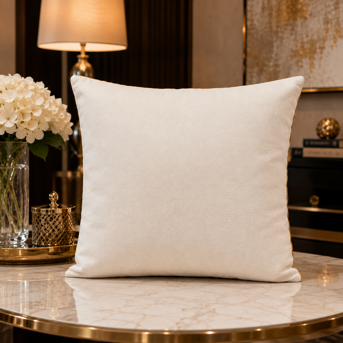 Desert Sunrise Tufted Decorative Cotton Cushion Cover