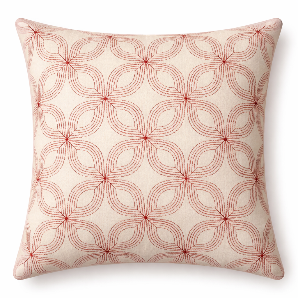 Floral Geometry Luxe Blue