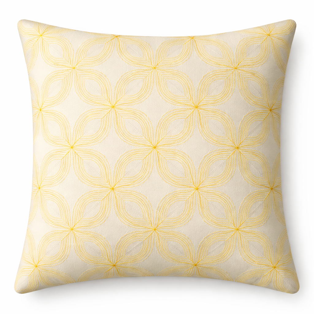 Floral Geometry Luxe Blue