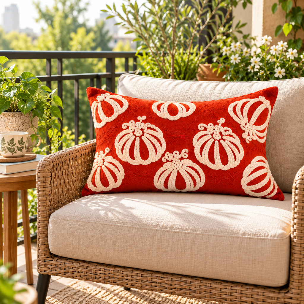 Pumpkin Fall Pillow Covers – Autumn Harvest Decorative Throw Pillow Covers - pack of 2