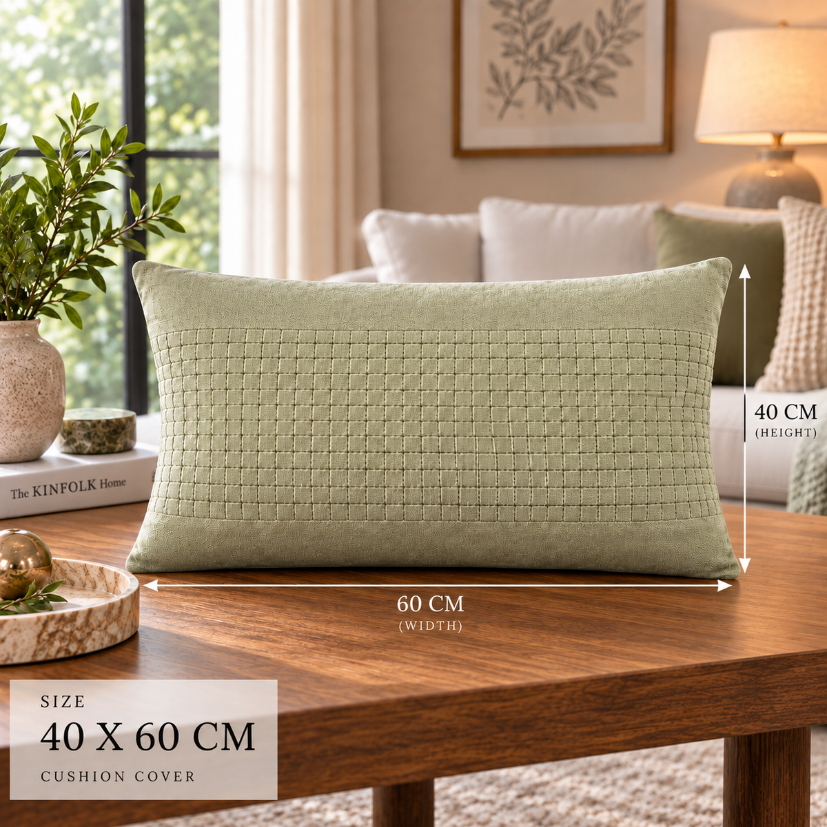 Artisan Weave Handwoven Cotton Throw Pillow Cover