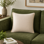 Timeless Weave Handwoven Cotton Cushion Cover