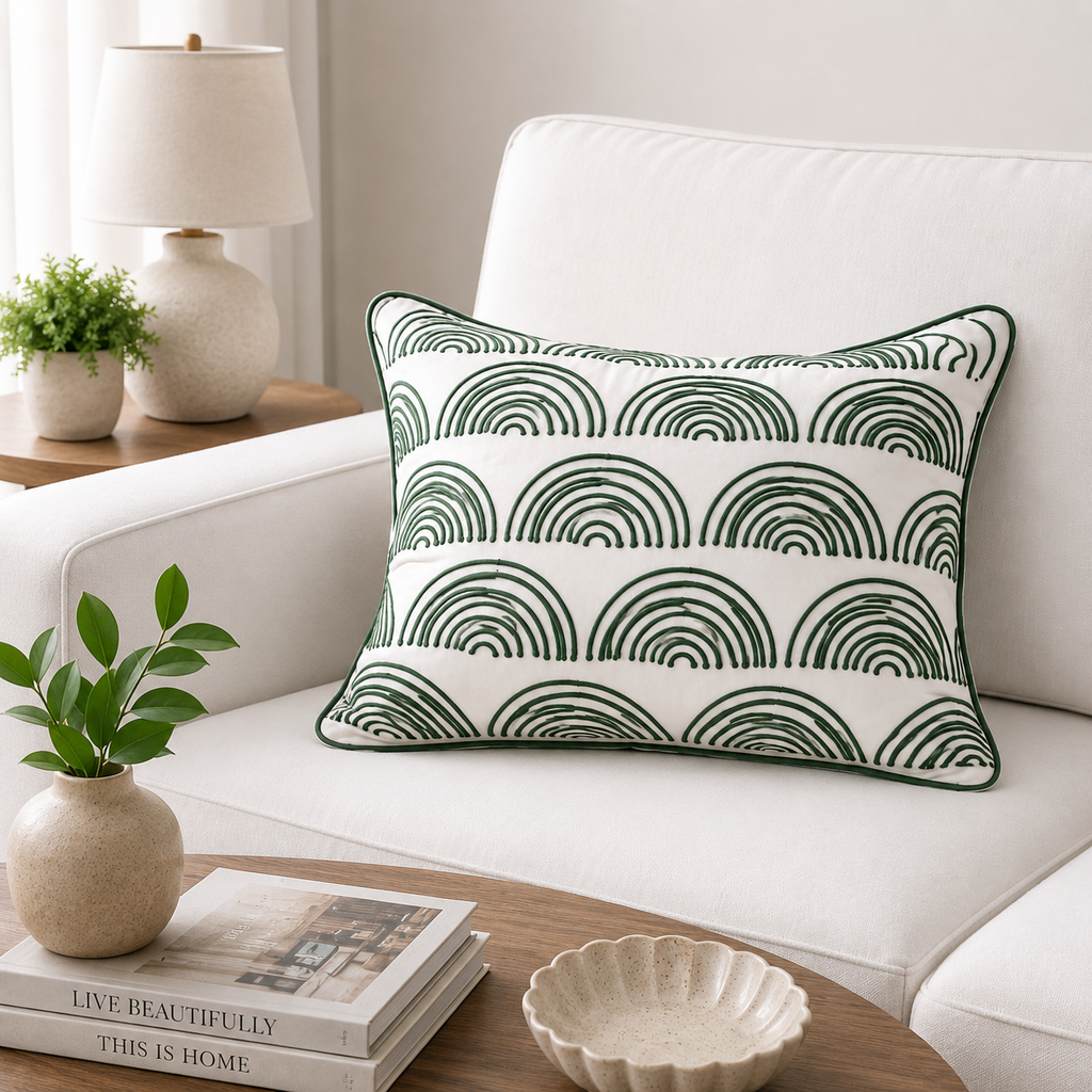 Luna Terra Crescent Cushion Cover
