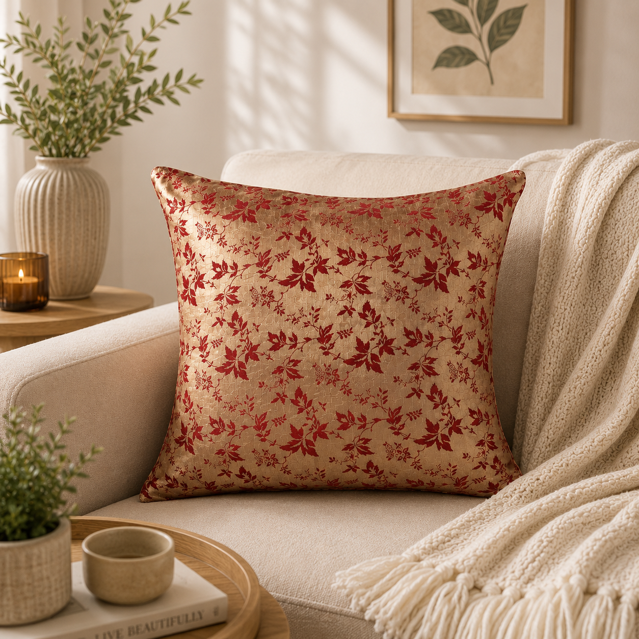 Zari Bloom Cushion Covers