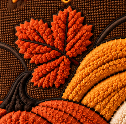 Hello Pumpkin Fall Embroidered Throw Pillow Cover – Autumn Harvest Décor- pack of 2