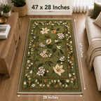 Antique Meadow Olive Rug