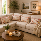 Karigar Coral Loom Cushion