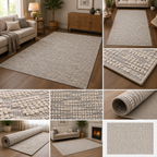 Nordic Texture Weave Rug