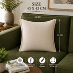 Timeless Weave Handwoven Cotton Cushion Cover