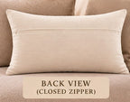 Joyful Noel Christmas Lumbar Pillow Cover – Festive Holiday Decorative Accent Pillow- pack of 2