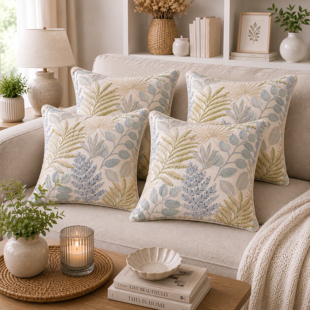Versailles Leaf Tapestry Cushion Cover
