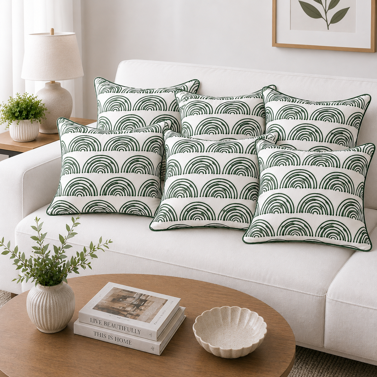 Luna Terra Crescent Cushion Cover