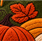 Hello Pumpkin Fall Embroidered Throw Pillow Cover – Autumn Harvest Décor- pack of 2